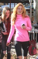 BELLA THORNE Out at The Grove in West Hollywood 12/23/2015