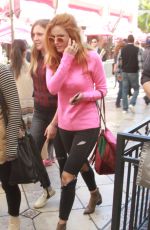 BELLA THORNE Out at The Grove in West Hollywood 12/23/2015