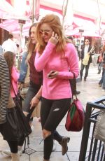 BELLA THORNE Out at The Grove in West Hollywood 12/23/2015