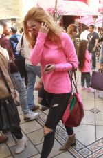 BELLA THORNE Out at The Grove in West Hollywood 12/23/2015