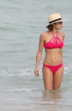 BETHENNY FRANKEL in Red Bikini at a Beach in Miami 12/27/2015