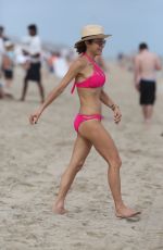 BETHENNY FRANKEL in Red Bikini at a Beach in Miami 12/27/2015