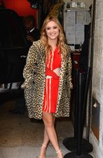 BILLIE LOURD Leaves Live with Kelly and Michale in New York 12/07/2015