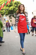 BLANCA BLANCO at Annual Mission Christmas Dinner in Los Angeles 12/24/2015