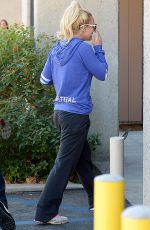 BRITNEY SPEARS Arrives at a Dance Studio in Calabasas 12/12/2015