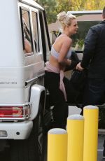 BRITNEY SPEARS at a Dance Studio in Los Angeles 12/05/2015