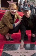 BRYCE DALLAS HOWARD at Ron Howard