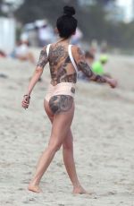 CAMI LI in Bikini at a Beach in Miami 12/27/2015