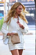 CANDICE SWANEPOEL Out and About in New York 12/07/2015