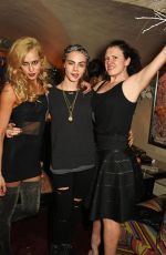 CARA DELEVINGNE at Love Magazine Christmas Party in London 12/18/2015