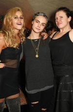 CARA DELEVINGNE at Love Magazine Christmas Party in London 12/18/2015