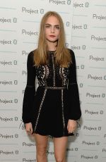 CARA DELEVINGNE at Project-0 Wave Makers Marine Conservation Concert in London 12/16/2015