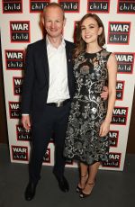 CAREY MULLIGAN at The War Child Winter Wassail Curated by Carey Mulligan and Marcus Mumford in London 12/15/2015