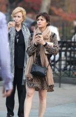 CARLA GUGINO Out Shopping in New York 12/13/2015