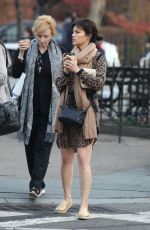 CARLA GUGINO Out Shopping in New York 12/13/2015