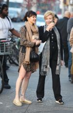 CARLA GUGINO Out Shopping in New York 12/13/2015