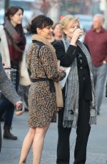 CARLA GUGINO Out Shopping in New York 12/13/2015
