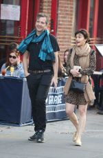 CARLA GUGINO Out Shopping in New York 12/13/2015