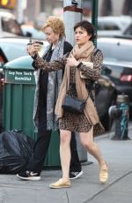 CARLA GUGINO Out Shopping in New York 12/13/2015