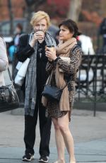 CARLA GUGINO Out Shopping in New York 12/13/2015