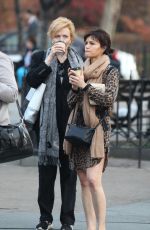CARLA GUGINO Out Shopping in New York 12/13/2015