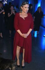 CARRIE FISHER at Star Wars: Episode VII - The Force Awakens Premiere After Party in London 12/16/2015