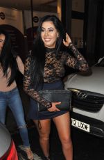 CHLOE FERRY Night Out in Newcastle 27/11/2015
