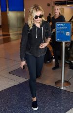 CHLOE MORETZ at Los Angeles International Airport 12/12/2015