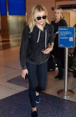 CHLOE MORETZ at Los Angeles International Airport 12/12/2015