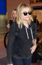 CHLOE MORETZ at Los Angeles International Airport 12/12/2015