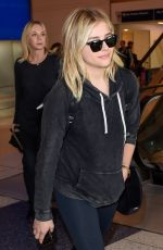 CHLOE MORETZ at Los Angeles International Airport 12/12/2015