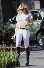 CHLOE MORETZ Riding a Horse in Los Angeles 12/08/2015