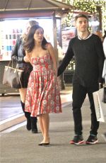 CHRISTIAN SERRATOS and David Boyd Shopping at The Grove in Los Angeles 12/07/2015