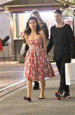CHRISTIAN SERRATOS and David Boyd Shopping at The Grove in Los Angeles 12/07/2015