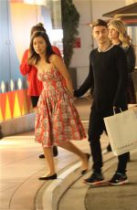 CHRISTIAN SERRATOS and David Boyd Shopping at The Grove in Los Angeles 12/07/2015