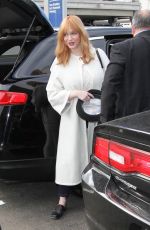 CHRISTINA HENDRICKS at LAX Airport in Los Angeles 12/11/2015