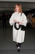 CHRISTINA HENDRICKS at LAX Airport in Los Angeles 12/11/2015