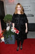 CHRISTINA HENDRICKS at The Bergdorf Goodman x Gemfields Jewelry Salon Opening in New York 12/15/2015