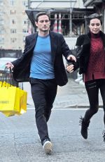 CHRISTINE BLEAKLEY and Frank Lampard After Shopping at Selfridges in London 12/18/2015