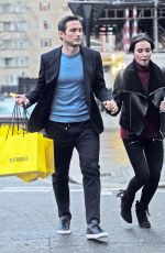 CHRISTINE BLEAKLEY and Frank Lampard After Shopping at Selfridges in London 12/18/2015