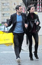 CHRISTINE BLEAKLEY and Frank Lampard After Shopping at Selfridges in London 12/18/2015