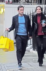 CHRISTINE BLEAKLEY and Frank Lampard After Shopping at Selfridges in London 12/18/2015