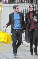 CHRISTINE BLEAKLEY and Frank Lampard After Shopping at Selfridges in London 12/18/2015