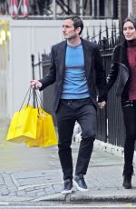 CHRISTINE BLEAKLEY and Frank Lampard After Shopping at Selfridges in London 12/18/2015