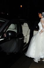 CHRISTINE BLEAKLEY and Frank Lampard Wedding Ceremony in Knightsbridge 12/20/2015