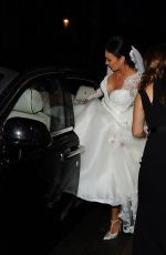 CHRISTINE BLEAKLEY and Frank Lampard Wedding Ceremony in Knightsbridge 12/20/2015