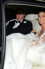 CHRISTINE BLEAKLEY and Frank Lampard Wedding Ceremony in Knightsbridge 12/20/2015