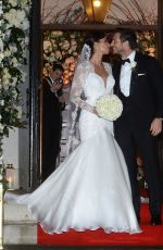 CHRISTINE BLEAKLEY and Frank Lampard Wedding Ceremony in Knightsbridge 12/20/2015