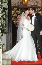 CHRISTINE BLEAKLEY and Frank Lampard Wedding Ceremony in Knightsbridge 12/20/2015
