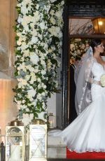 CHRISTINE BLEAKLEY and Frank Lampard Wedding Ceremony in Knightsbridge 12/20/2015